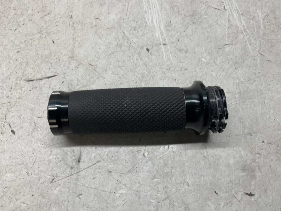 2010 Harley Davidson XL1200 Throttle Grip Handlebar Grip Black Used