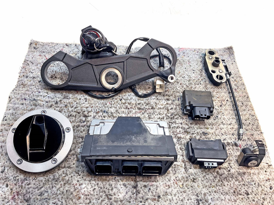 2019 Kawasaki Ninja ZX10R ZX1000 Full Lock Set / Key Set / ECU - 211751118