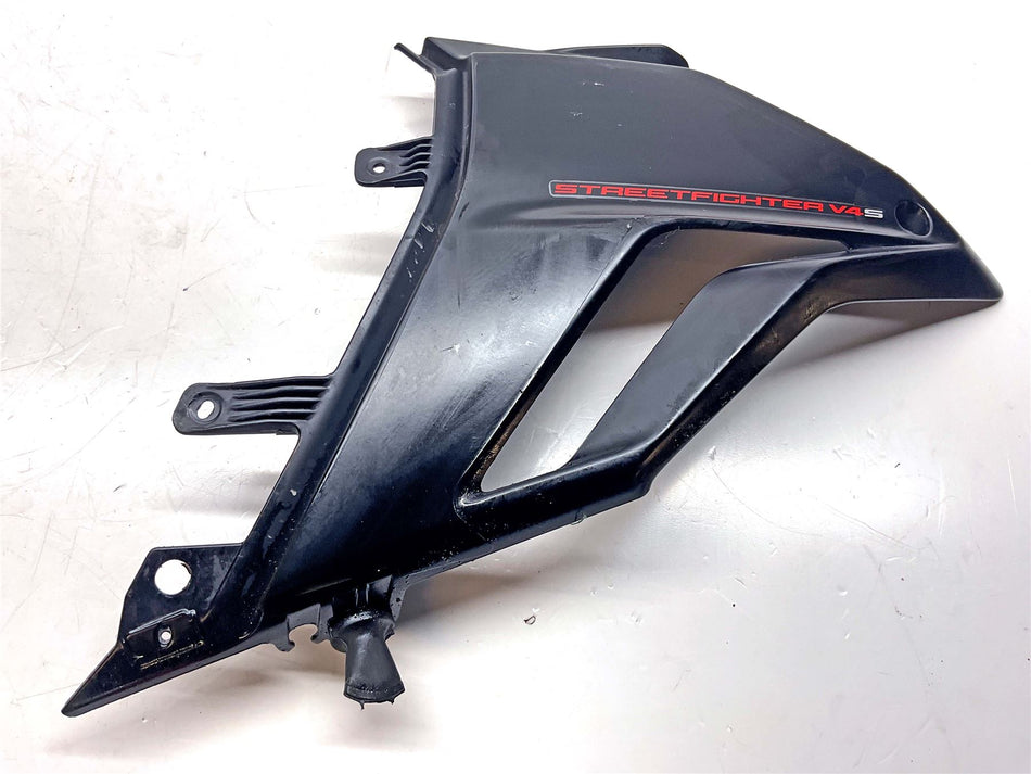 2021 Ducati Streetfighter V4 S Left Side Belly Pan Fairing - 4801A661A