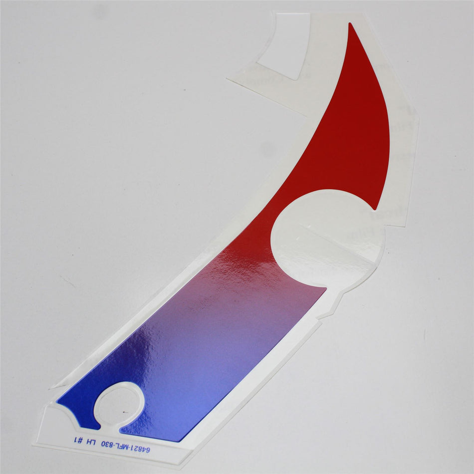 HONDA CBR1000RR Fireblade L/H Left Fuel Tank Decal Graphic  - 64821MFL830ZA