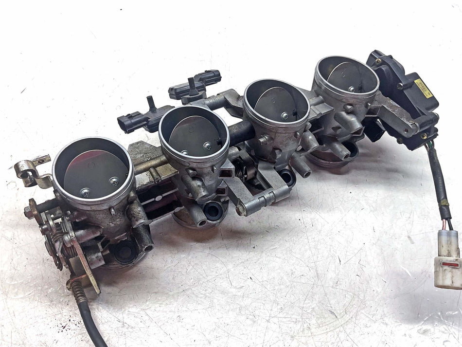2006 Kawasaki Ninja ZX6R ZX636C Throttle Body - 18682 Miles - 16163-0056