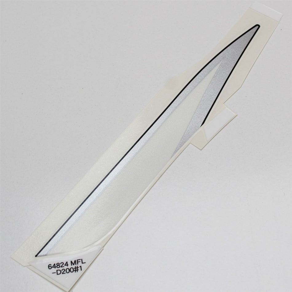 2010 HONDA CBR1000 FIREBLADE L/H Left Fuel Tank Decal Graphic  - 64824MFLD20ZA