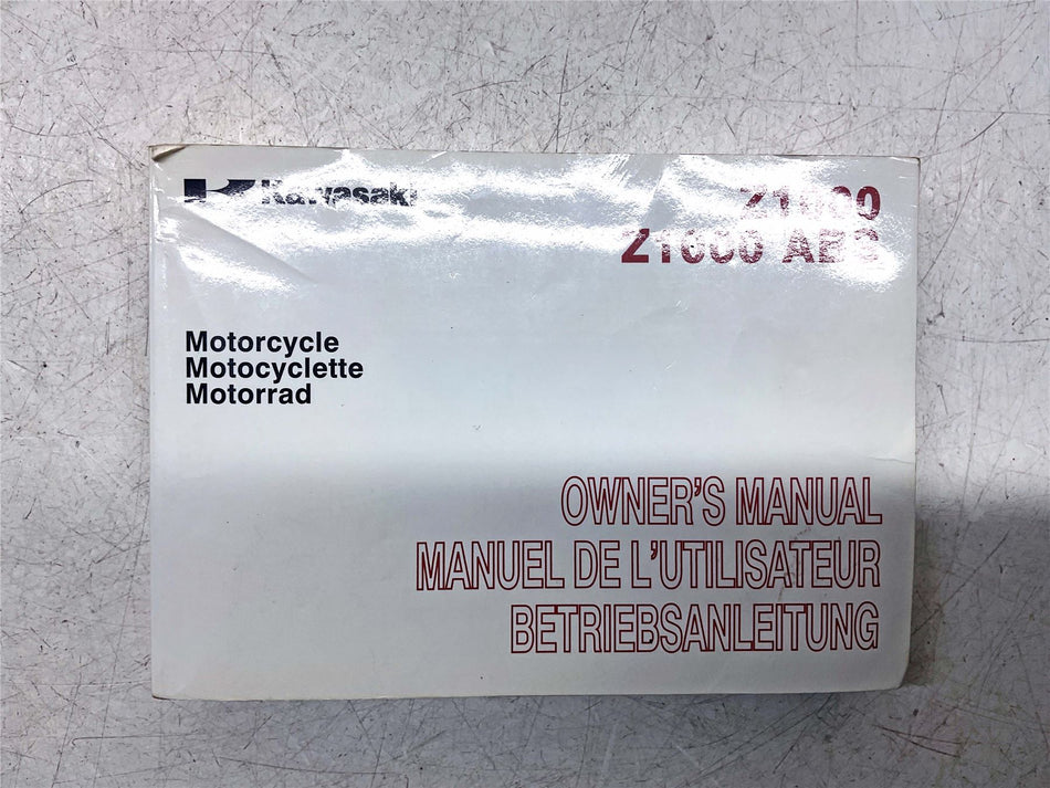Kawasaki Z1000 Owners Manual