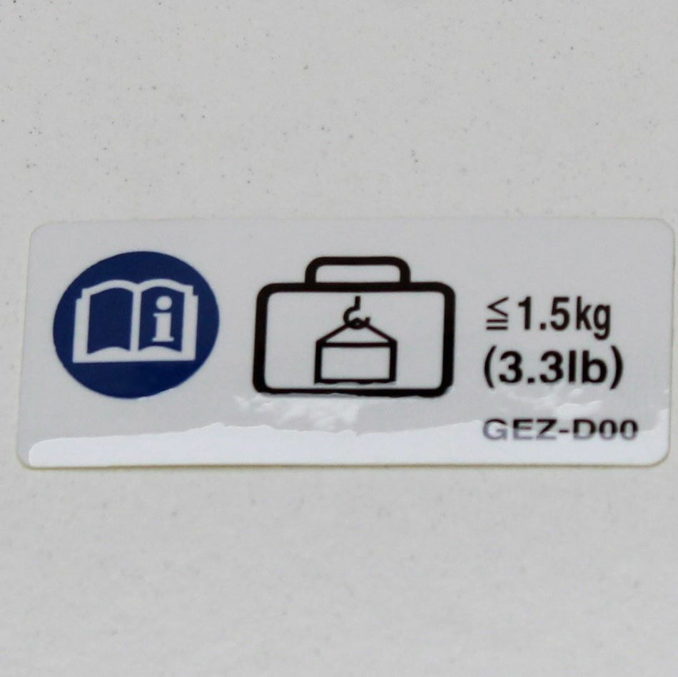 HONDA VARIOUS Cargo Limit Label Decal Graphic - 87521GEZD00