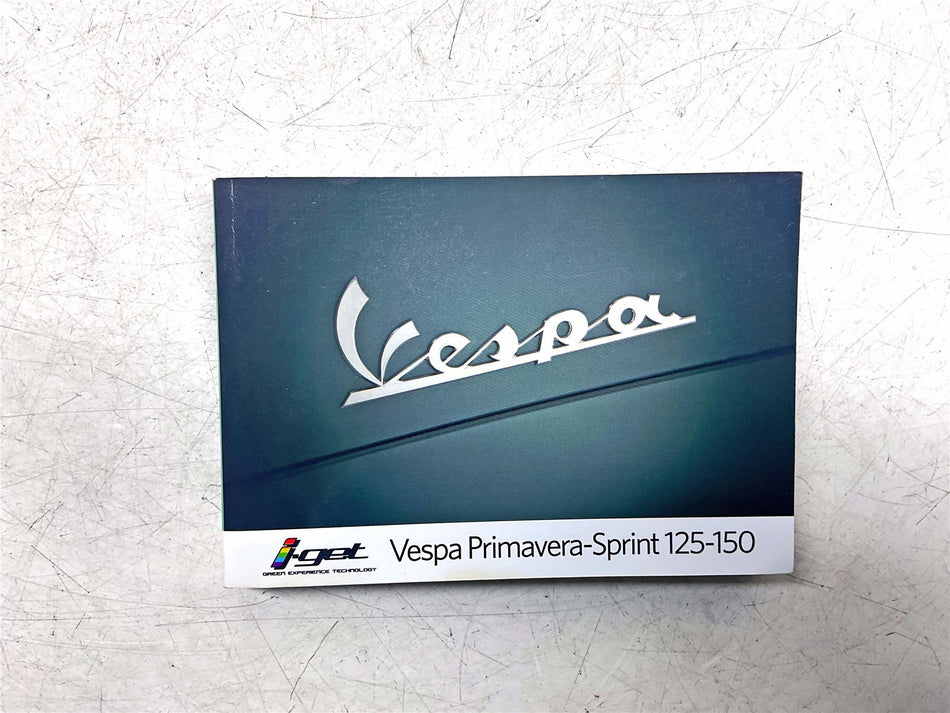 Vespa Primavera 150 3V i.e. Owners Manual