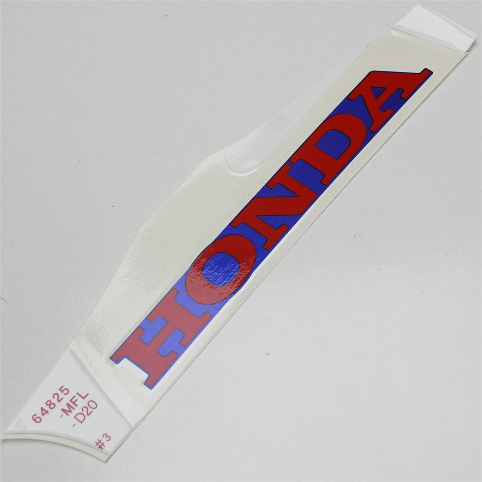 HONDA CBR1000 Fireblade Lwr Side Fairing Cowling Decal Graphic  - 64825MFLD20ZD