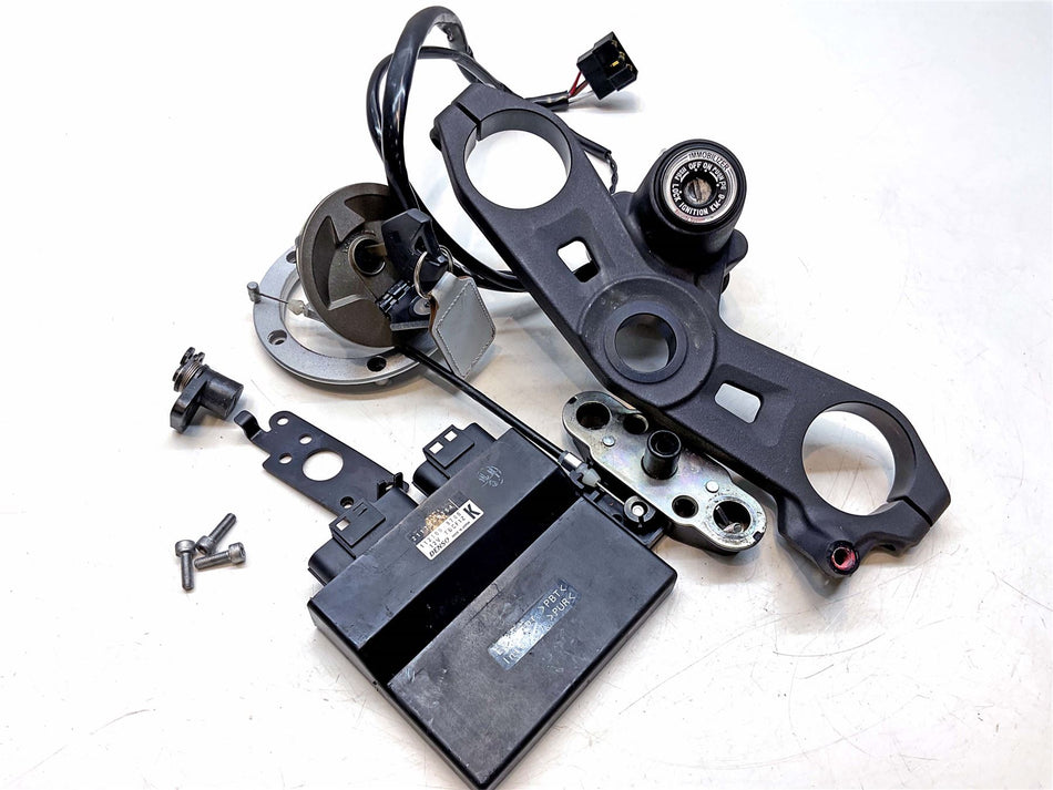 2014 Kawasaki Ninja ZX6 Full Lock Set / Key Set / ECU - 21175-0811