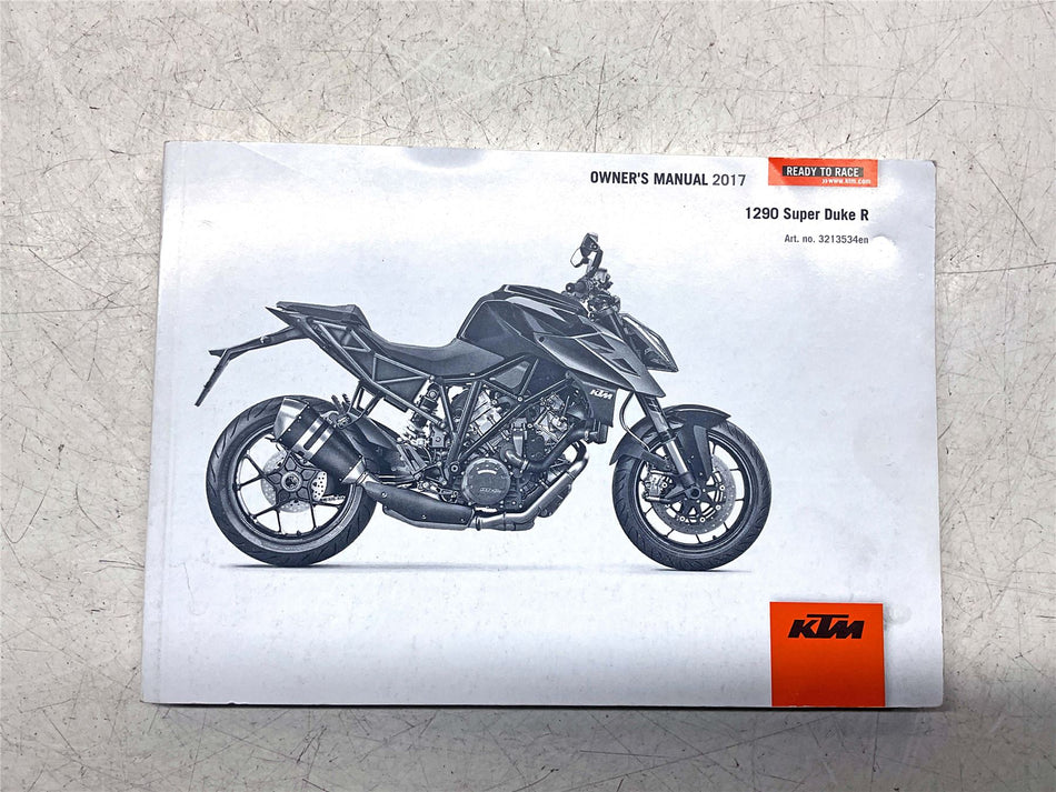 KTM 1290 Super Duke R Owners Manual