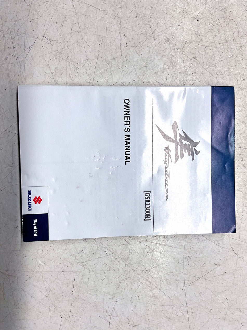 Suzuki GSX1300R Hayabusa Owners Manual