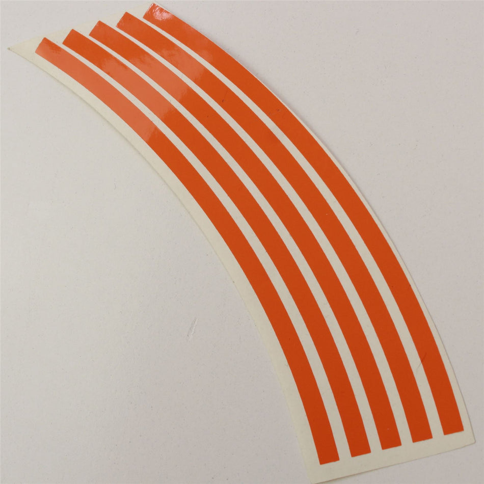 ORANGE 6mm Wheel Rim Stripes Decal Graphic - 6MMORANGERIMDECAL