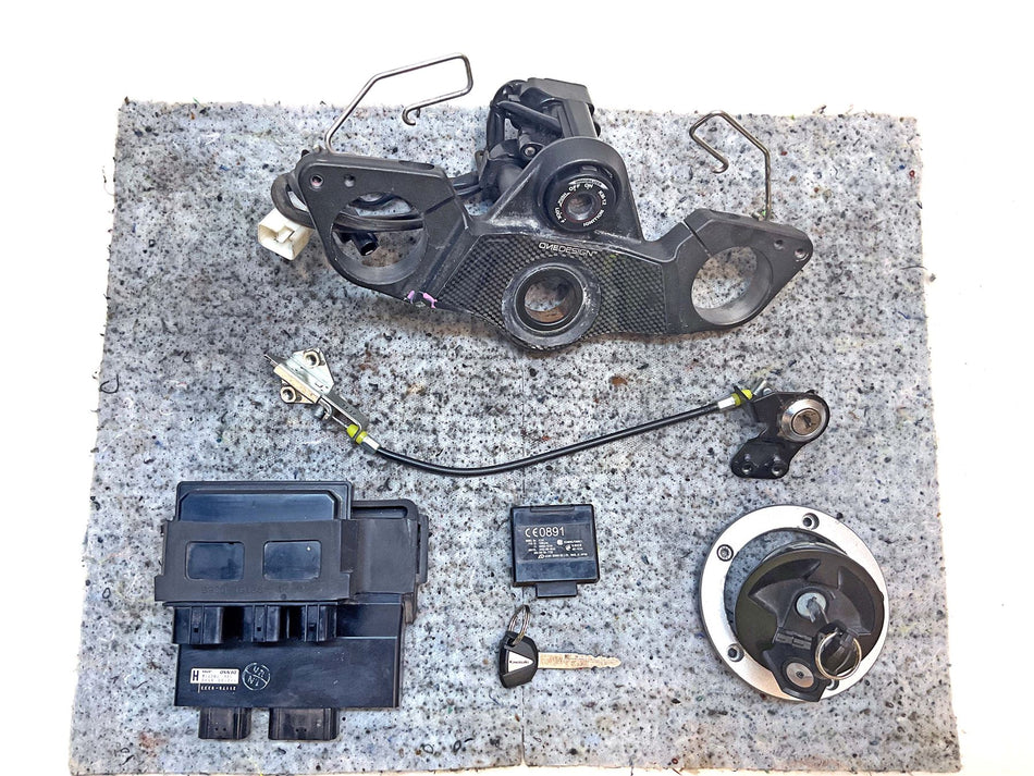 2011 Kawasaki Ninja 1000 ZX1000H ABS Full Lock Set & ECU - 18953 Miles