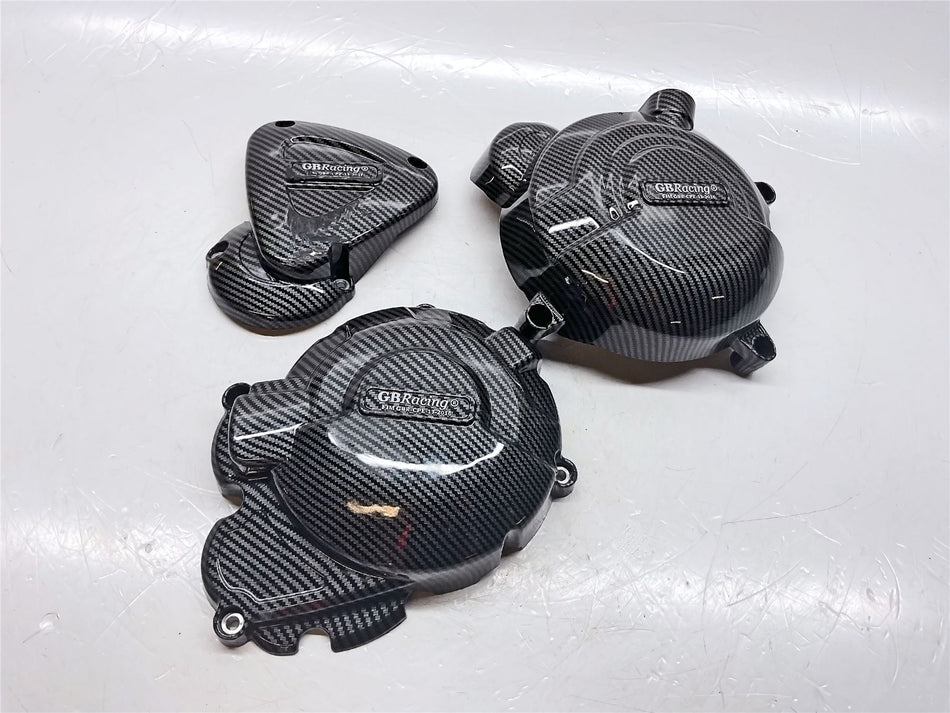 2024 Triumph Speed Triple 1160 RS GB Racing Carbon Engine protector kit