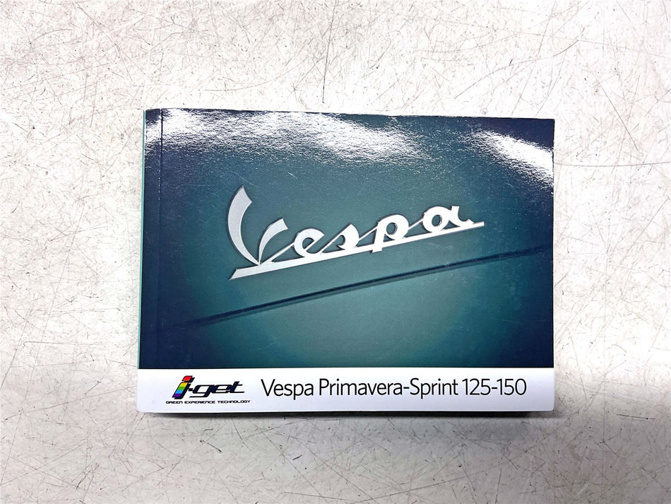 Vespa Primavera 150 3V i.e. Owners Manual