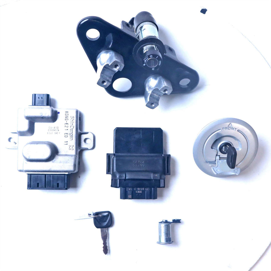 2024 Honda CB125F Lock Set, ECU & Top Yoke - 38770K0NE21