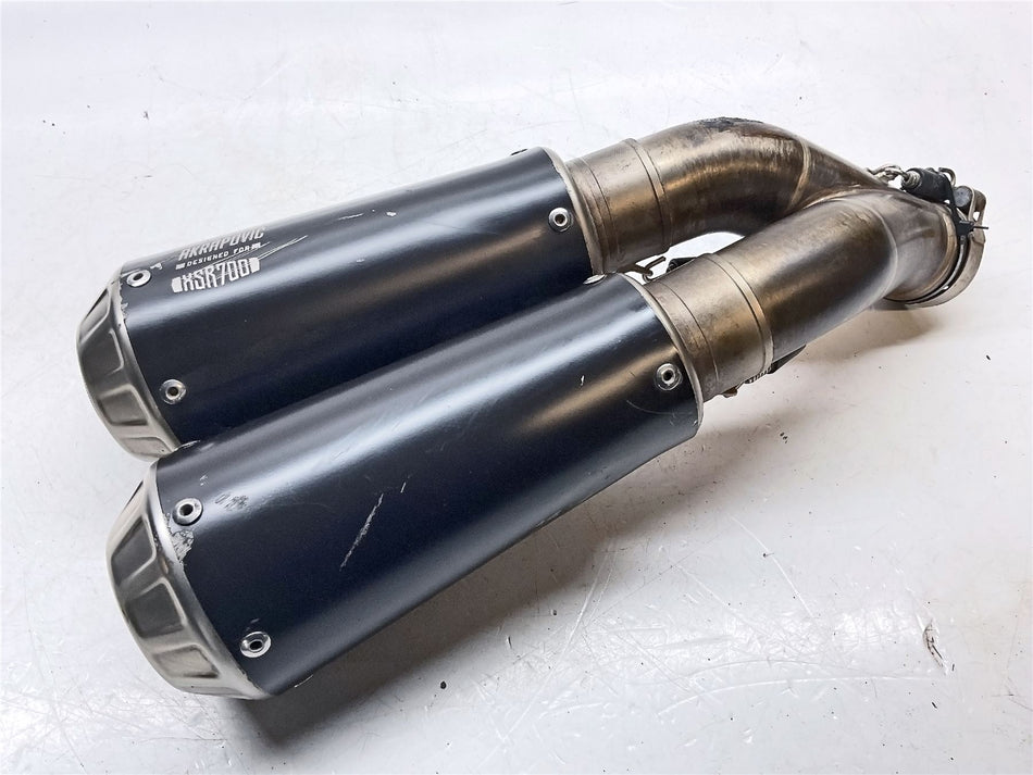 Yamaha XSR700 Akrapovic Slip-On Silencer - M-HCUB005