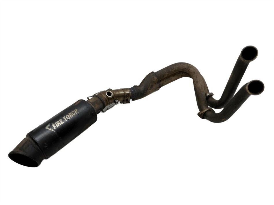 2015 Kawasaki Ninja 650 Full Fire Torch Exhaust System 180910931
