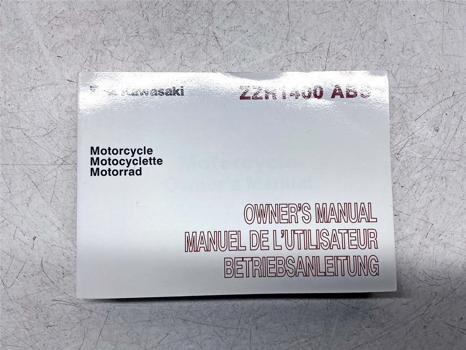 Kawasaki ZZR1400 Owners Manual