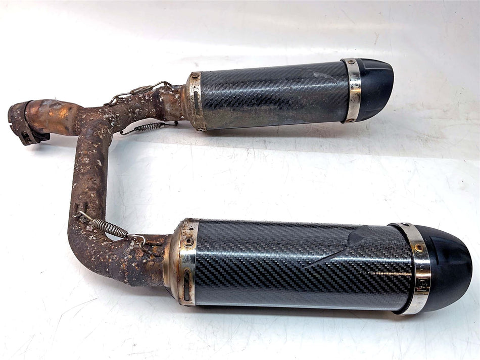 2007 Suzuki GSR 600 Twin Carbon Silencers