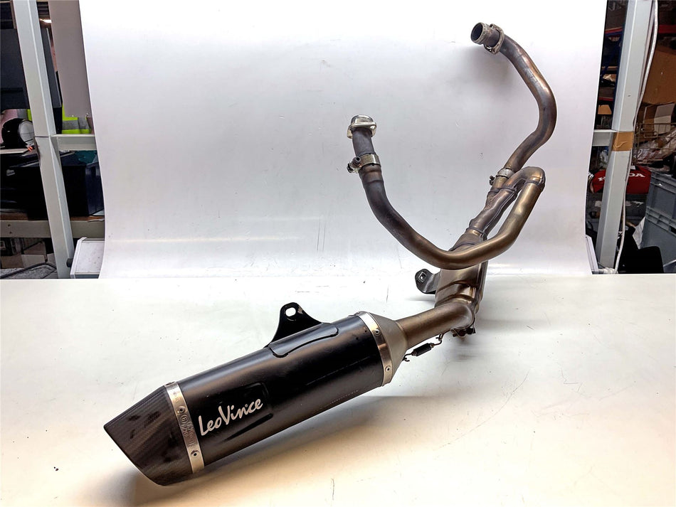 2021 Suzuki SV650A Exhaust Headers & Leo Vince Exhaust
