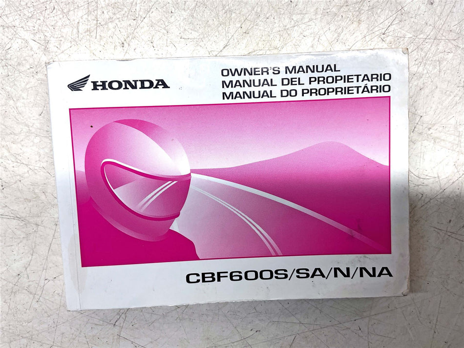 Honda CBF600 Owners Manual