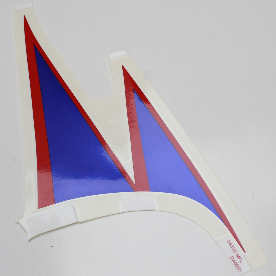 2010 HONDA CBR1000RR R/H Right Upper Fuel Tank Decal Graphic - 64820MFLD40ZA