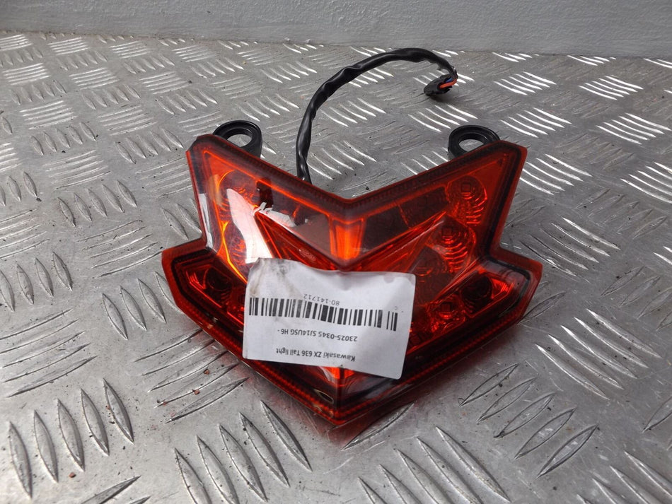 2014 Kawasaki ZX 6 Ninja Rear Tail light