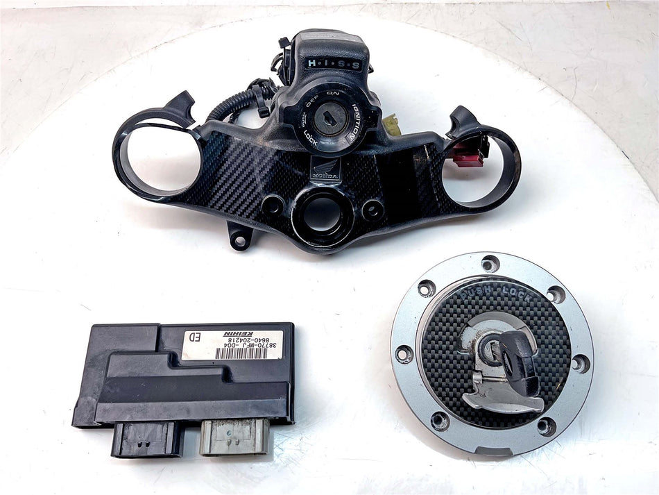2007 Honda CBR600RR Full Lock Set / Key Set / ECU - 38770MFJD04