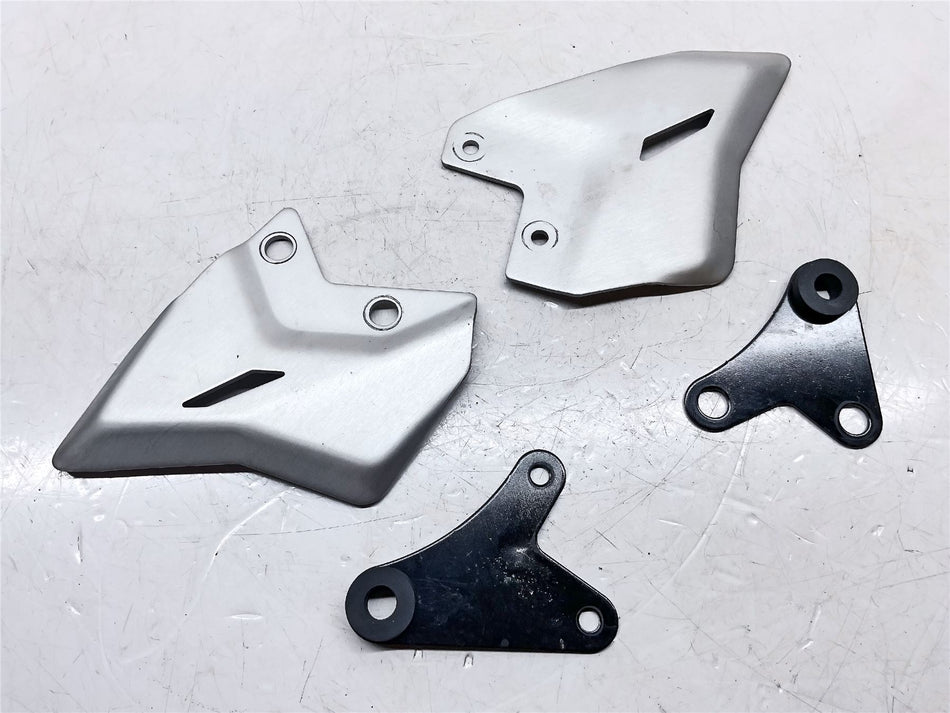 2024 Kawasaki ER-6f Left & Right Front Heel Plates - 550201956