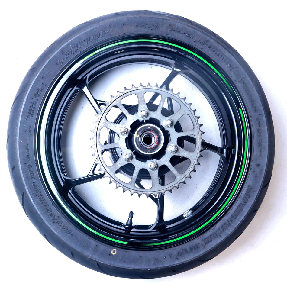 2018 Kawasaki Z900 ZR900 Rear Wheel, Tyre & Sprocket - 410730706QT