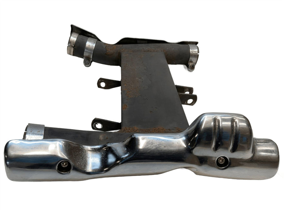 1980 Honda CX500 Catbox Pre Silencer Exhaust H-Box Collector 18310415000