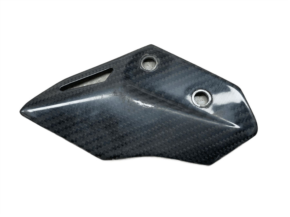 2021 Kawasaki H2 SX Right Heel Guard Carbon Fiber 350110036