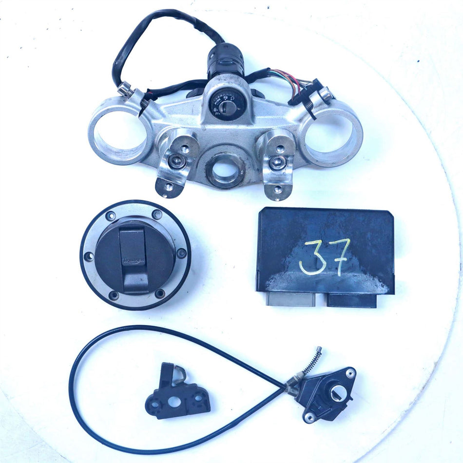 2008 Triumph Street Triple 675 Lock Set & ECU - T1299385