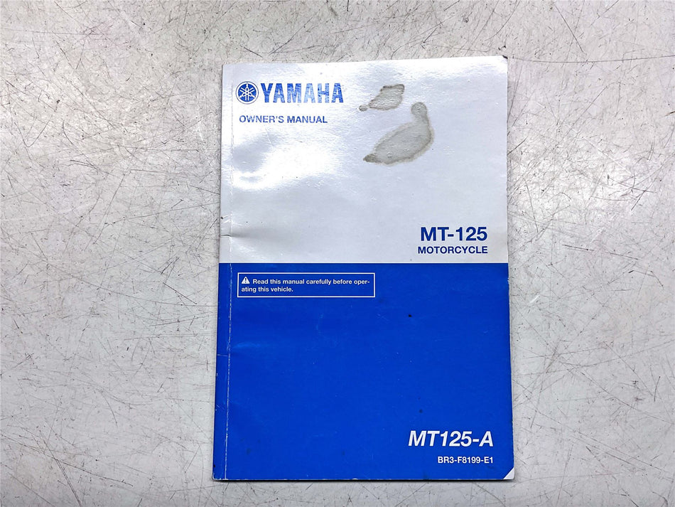 Yamaha MT-125 Owners Manual