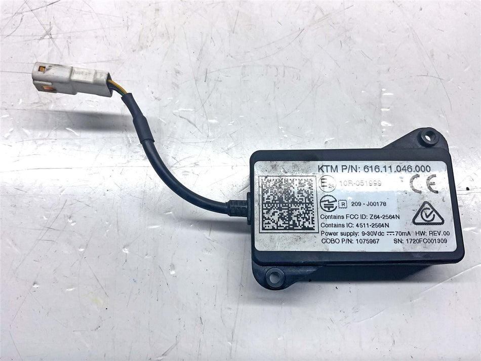 2017 KTM 1290 Super Duke R Connectivity Control Unit - 61611046000
