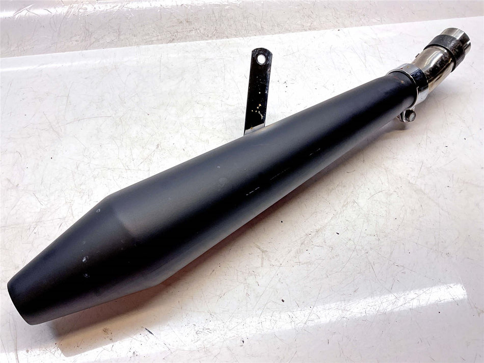 2019 Triumph Bonneville T100 Black Exhaust Muffler / Silencer - 13681 Miles
