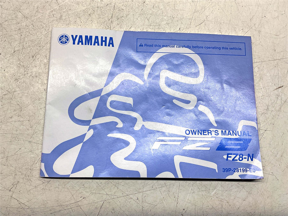 Yamaha FZ8 Owners Manual