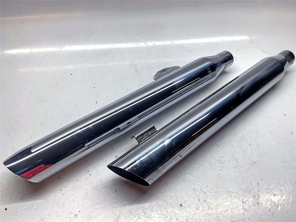 2008-2014 Harley-Davidson Fat Bob FXDF Twin Silencers