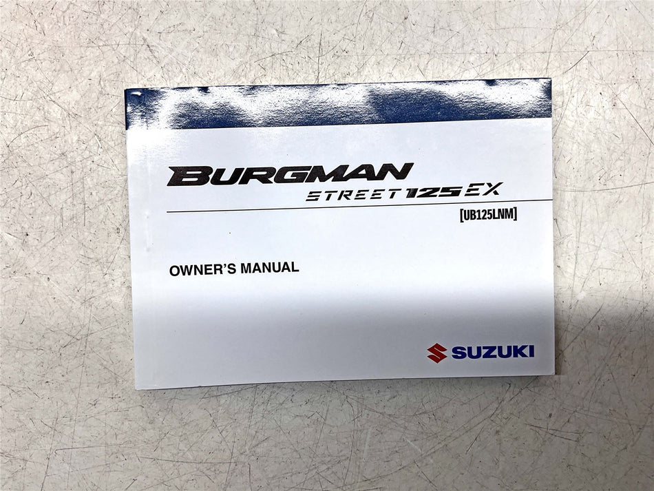 Suzuki Burgman Street UB125 Owners Manual
