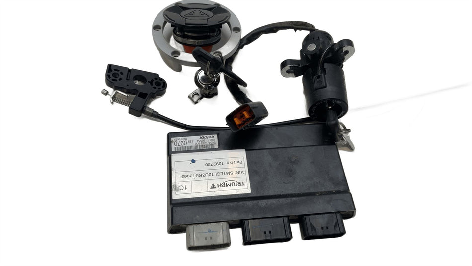 2024 Triumph Trident 660 Full Lock Set Key Set ECU 1292720