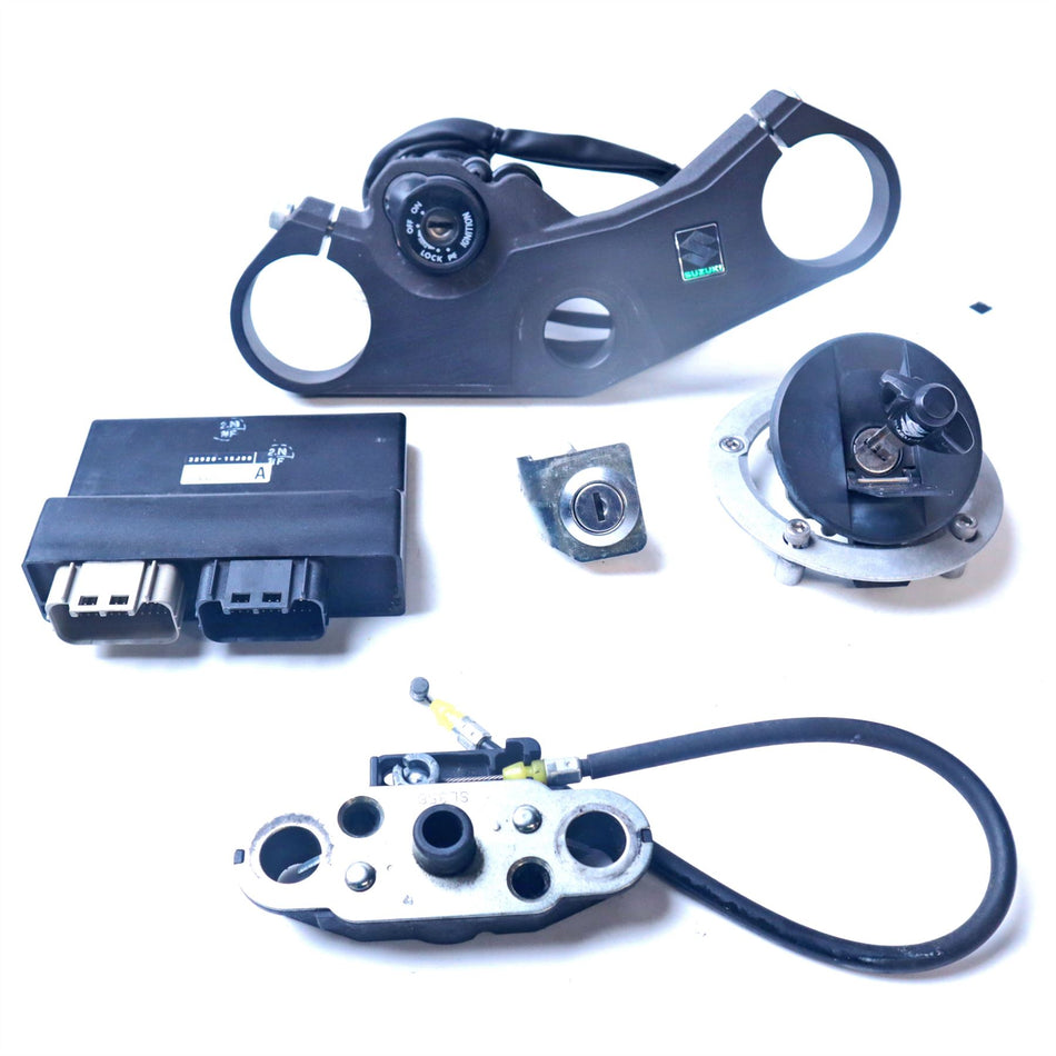 2011 Suzuki GSX-R750 Lock Set, Top Yoke & ECU - 3710140841000