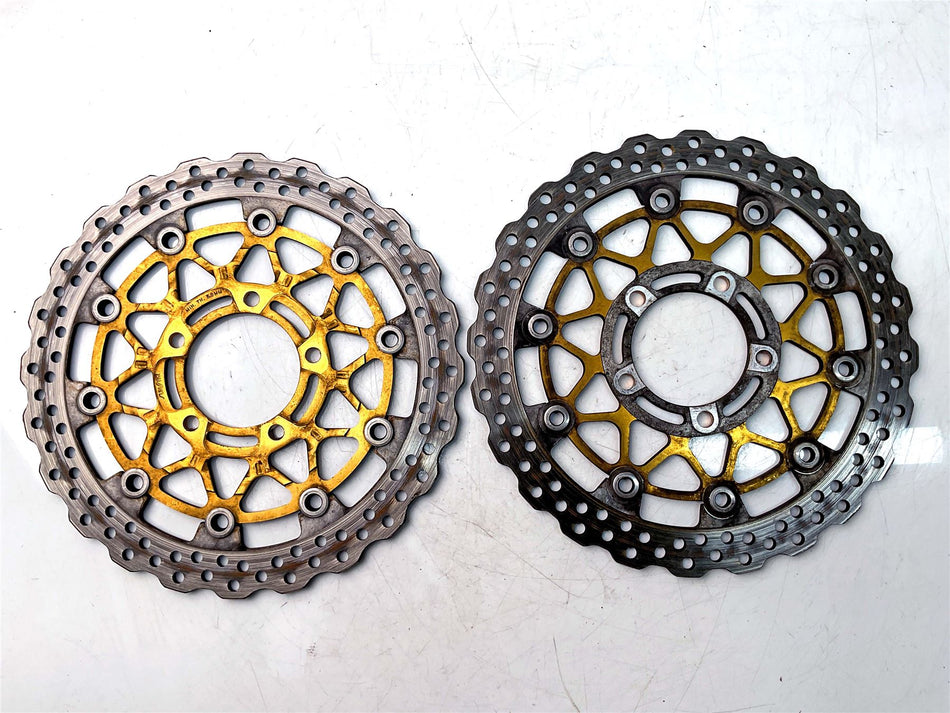 2015 Kawasaki Ninja ZX10R ZX1000 Front Brake Discs (Pair) - 410800159