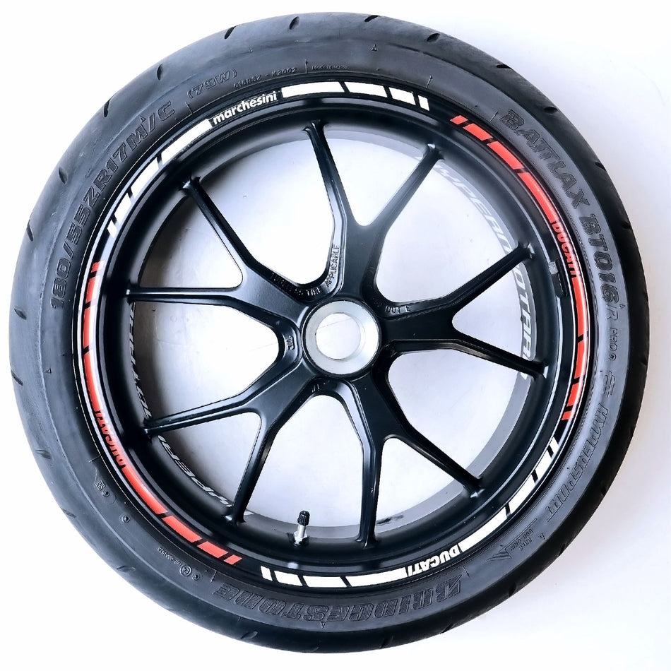 2008 Ducati Hypermotard 1100 Rear Marchesini Wheel & Tyre - 50221341A