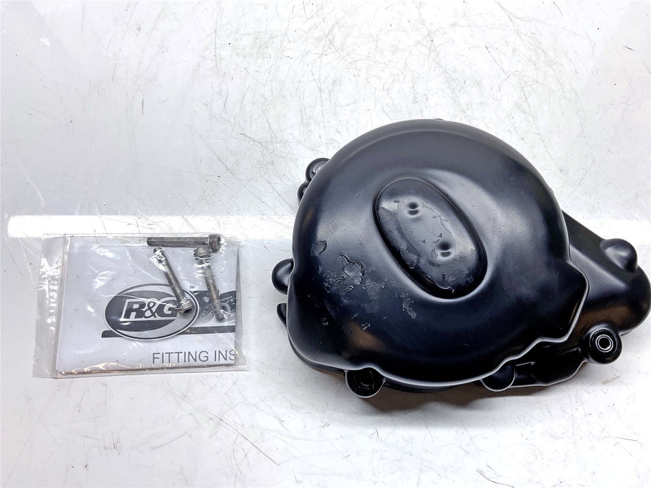 2021 Kawasaki Z900 ZR900 Left Engine Cover  - ECC0297BK