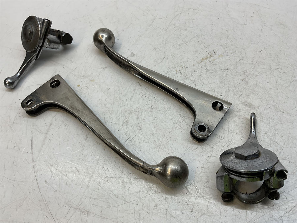 1961 BSA A10 Gold Flash Handlebar Levers