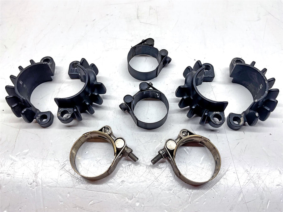 2018 Triumph Bonneville T120 Black Exhaust Fins and Fittings - B59793EFF