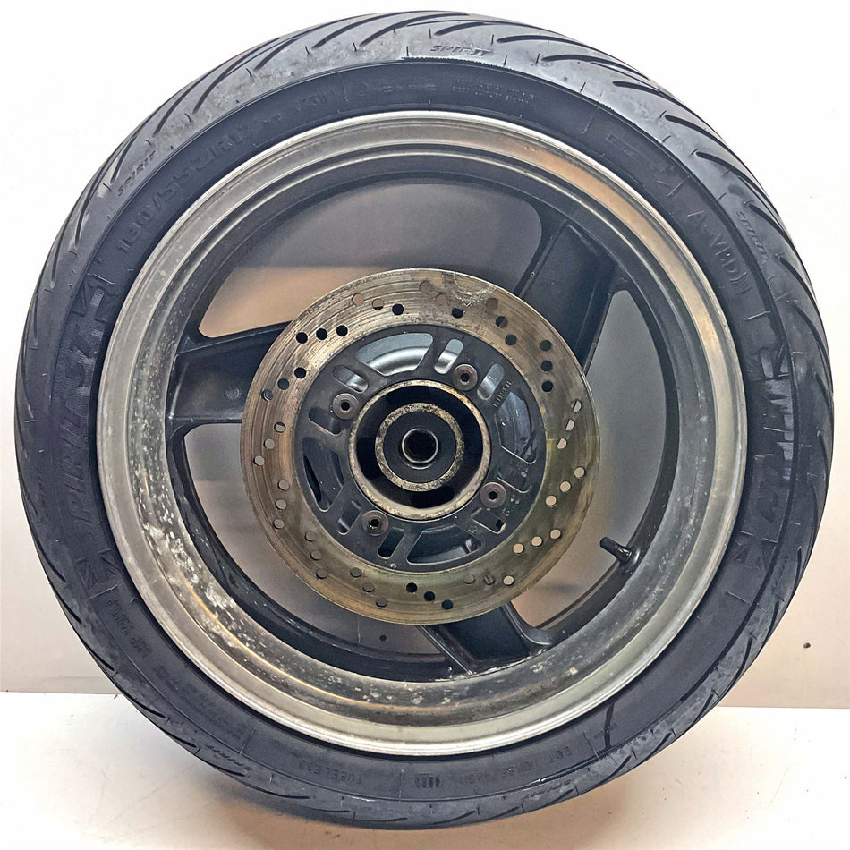 1998 Kawasaki ZZR1100 ZX1100 D6 Wheel Rear, Disc & Tyre - 410731555JD