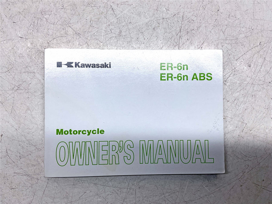 Kawasaki ER-6N Owners Manual