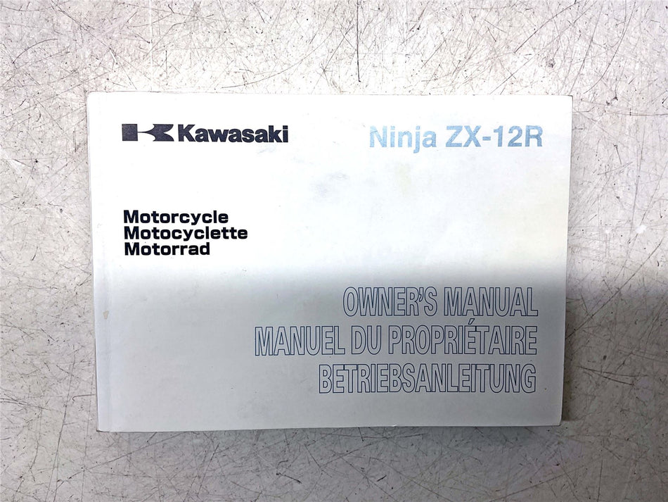 Kawasaki Ninja ZX12R Owners Manual