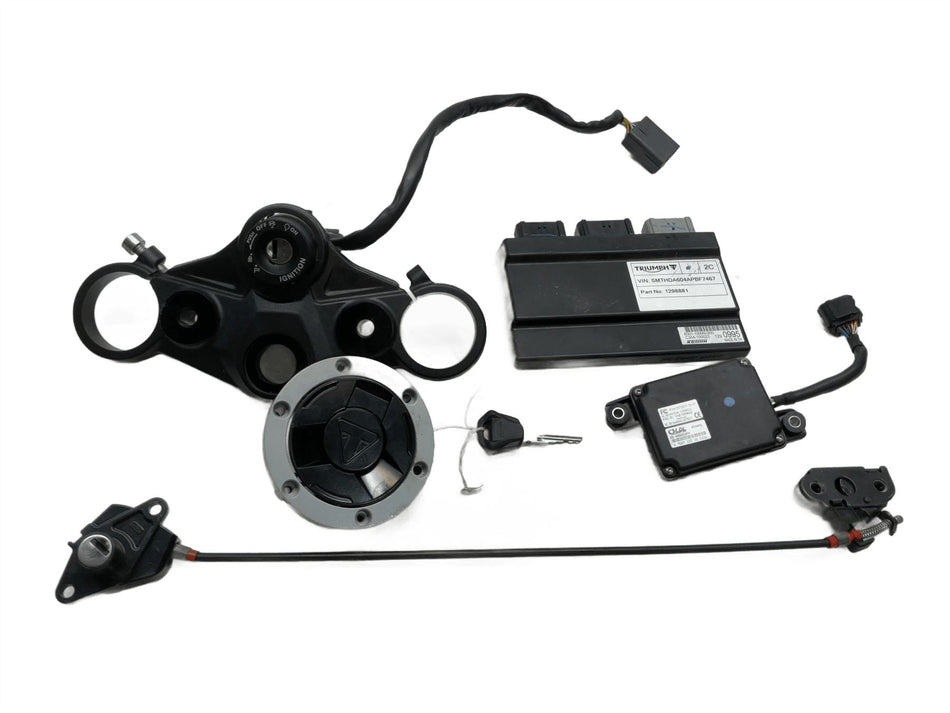 2024 Triumph Street Triple 765 Full Lock Set Key Set ECU 1298881