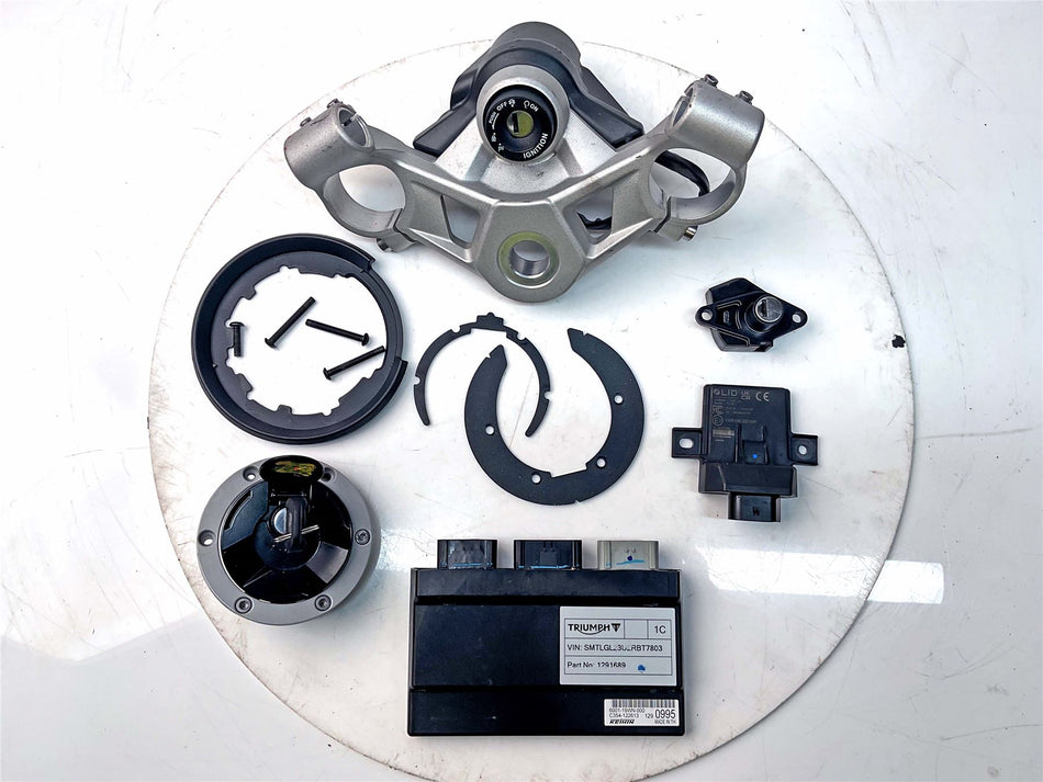 2024 Triumph Daytona 660 Full Lock Set / Key Set / ECU - T1290995